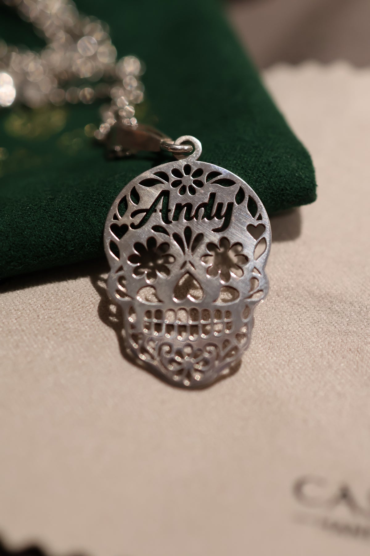 Dije día de Muertos personalizado
