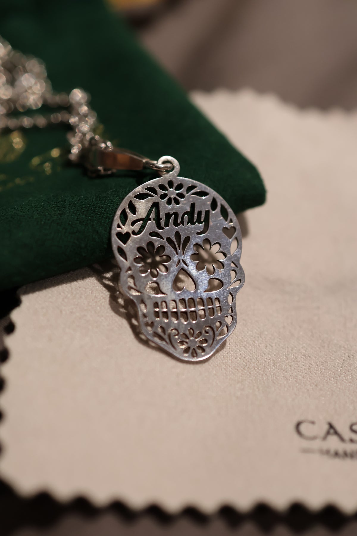 Dije día de Muertos personalizado
