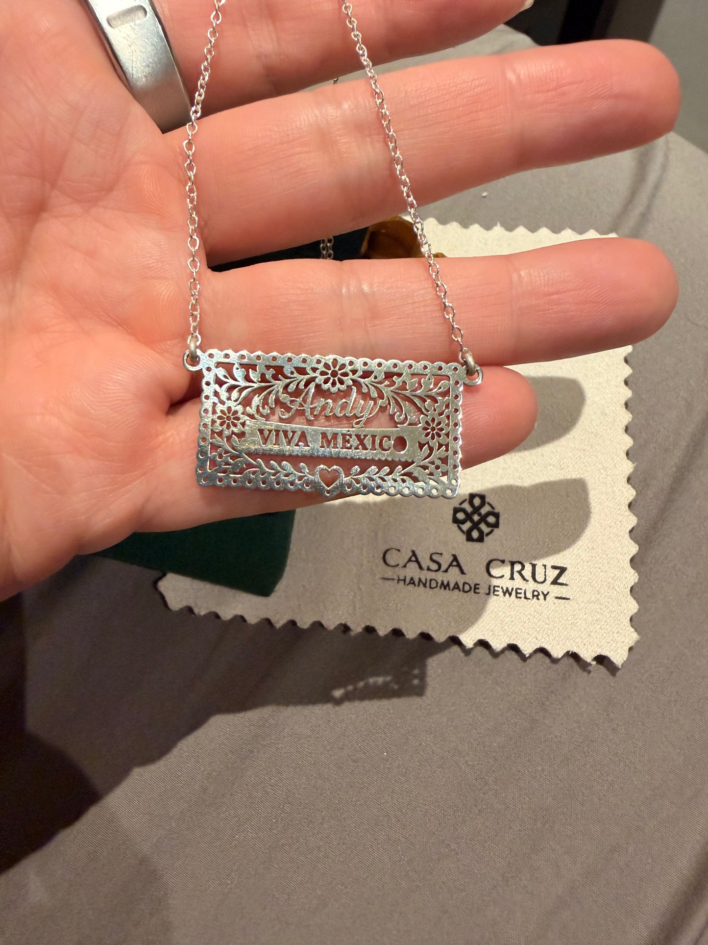 Dije Viva México personalizado