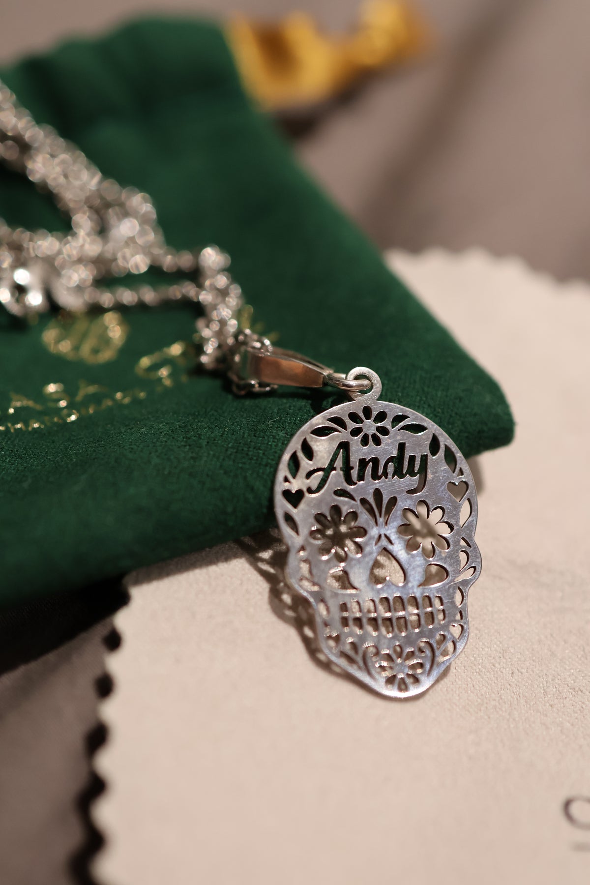 Dije día de Muertos personalizado