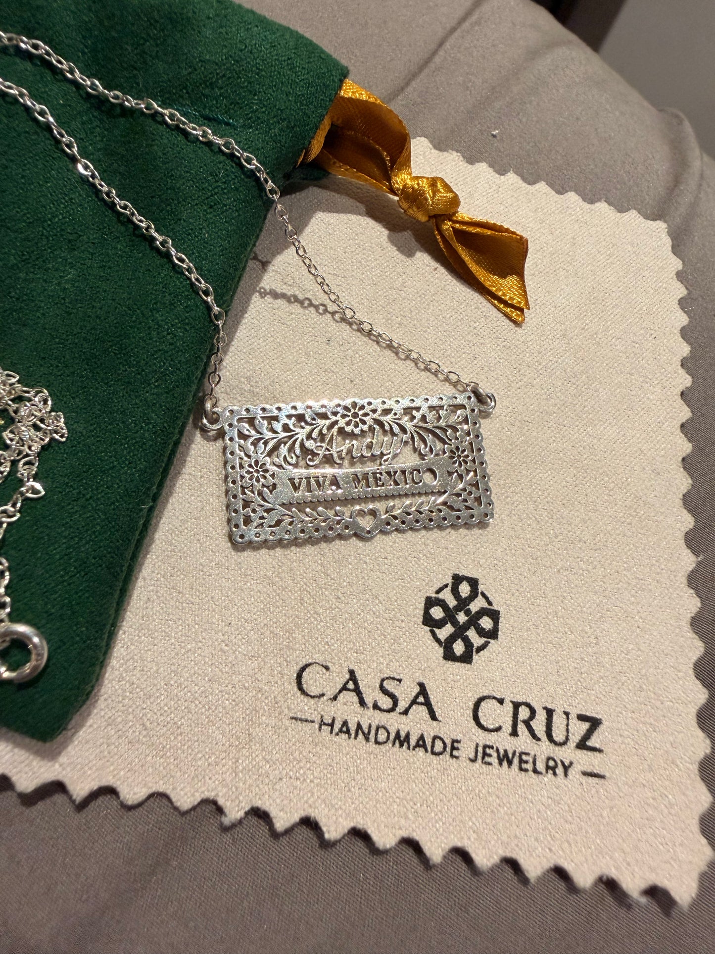 Dije Viva México personalizado