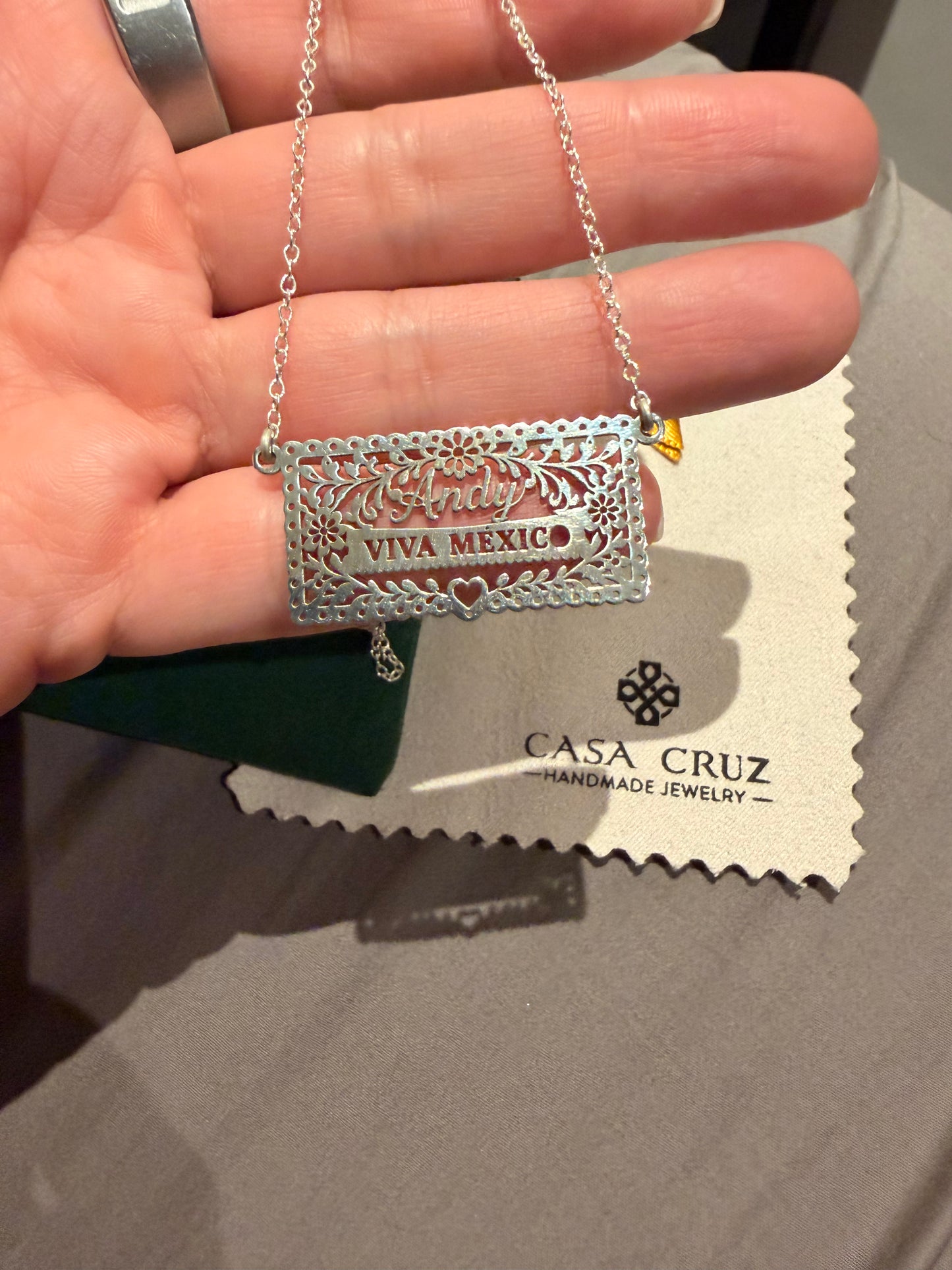 Dije Viva México personalizado